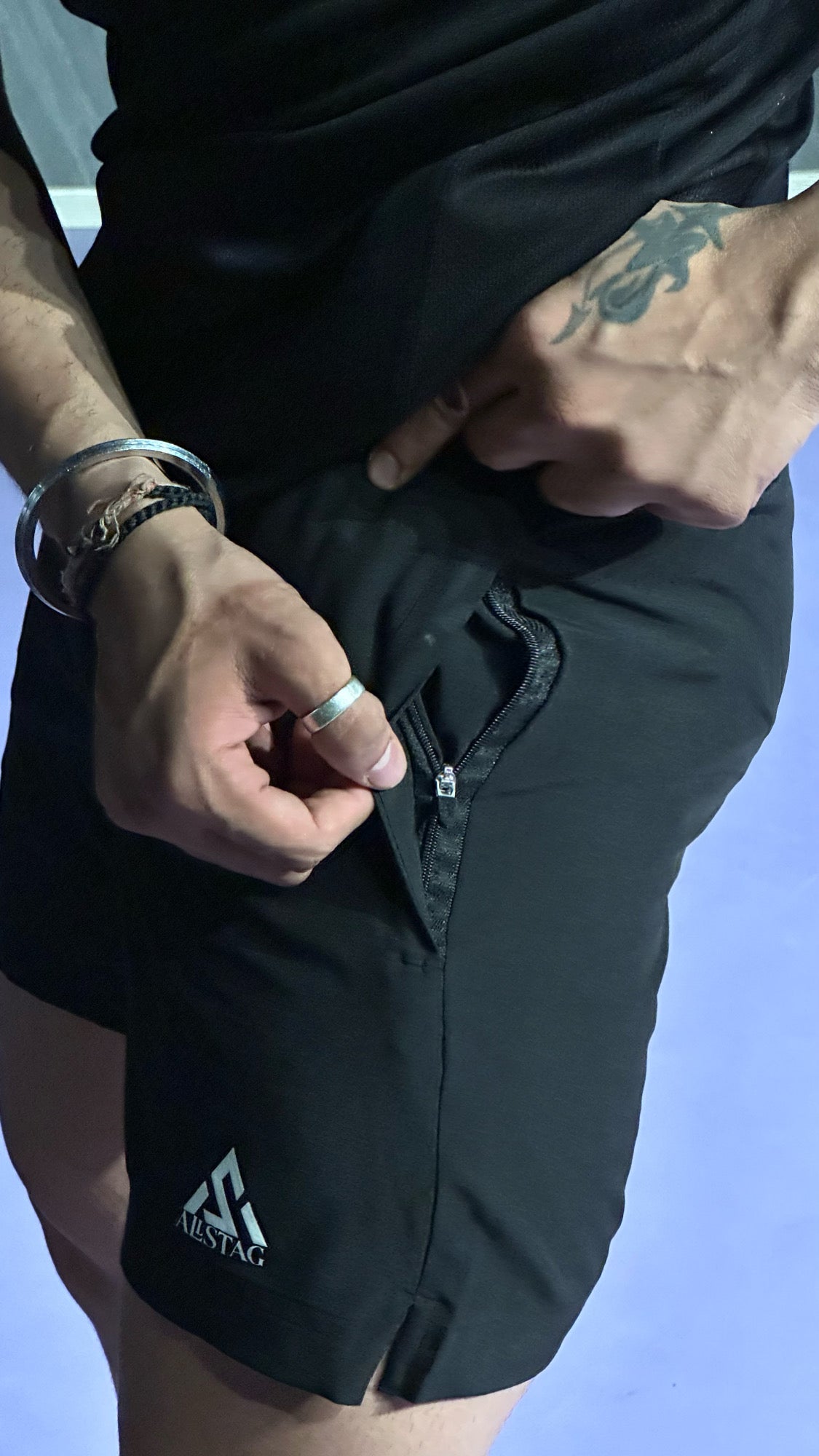 Men's Black Shorts