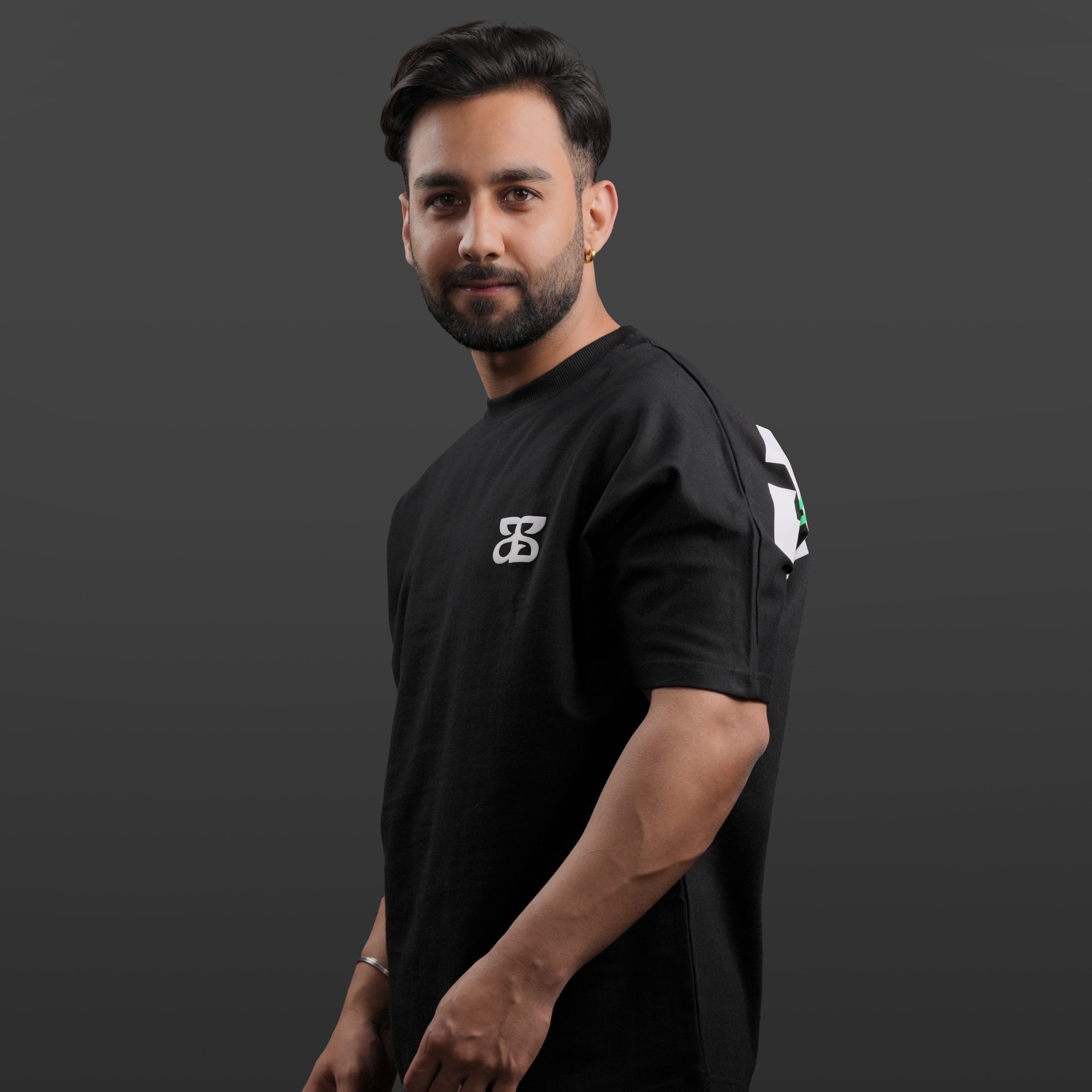 Image of Emotion Black Oversized T-shirt