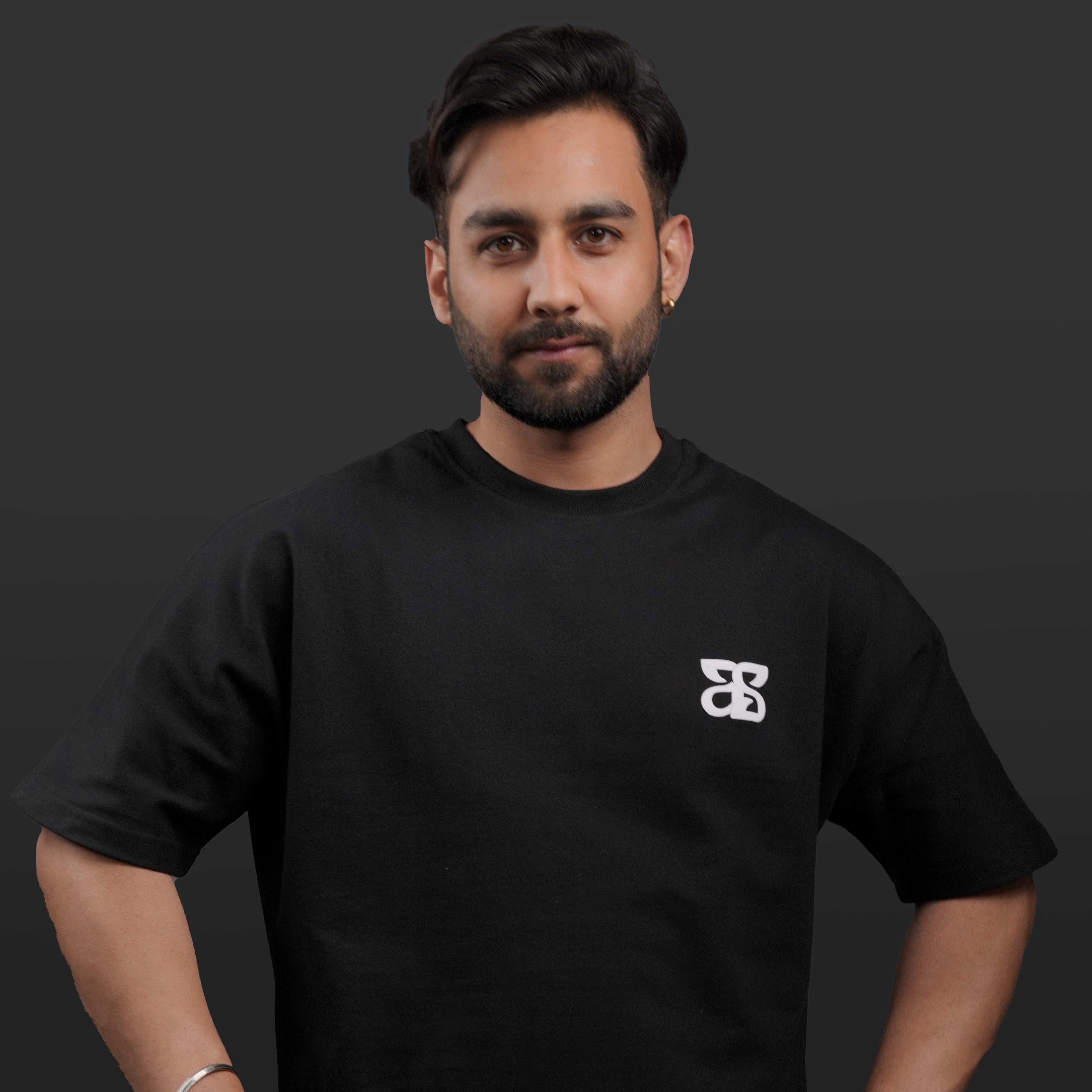 Image of Emotion Black Oversized T-shirt