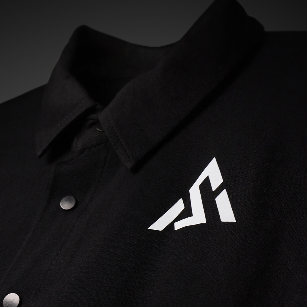 BLACK UNISEX POLO T-SHIRT