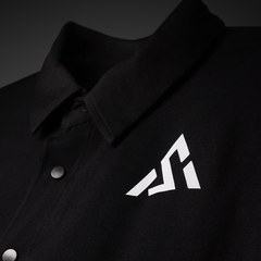 BLACK UNISEX POLO T-SHIRT