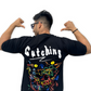 (UNISEX) CATCHING BLACK T-SHIRT