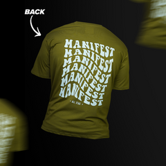 MANIFEST OLIVE OVERSIZED T-SHIRT