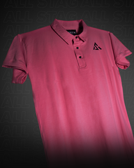 PINK UNISEX POLO T-SHIRT