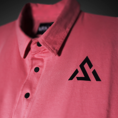 PINK UNISEX POLO T-SHIRT