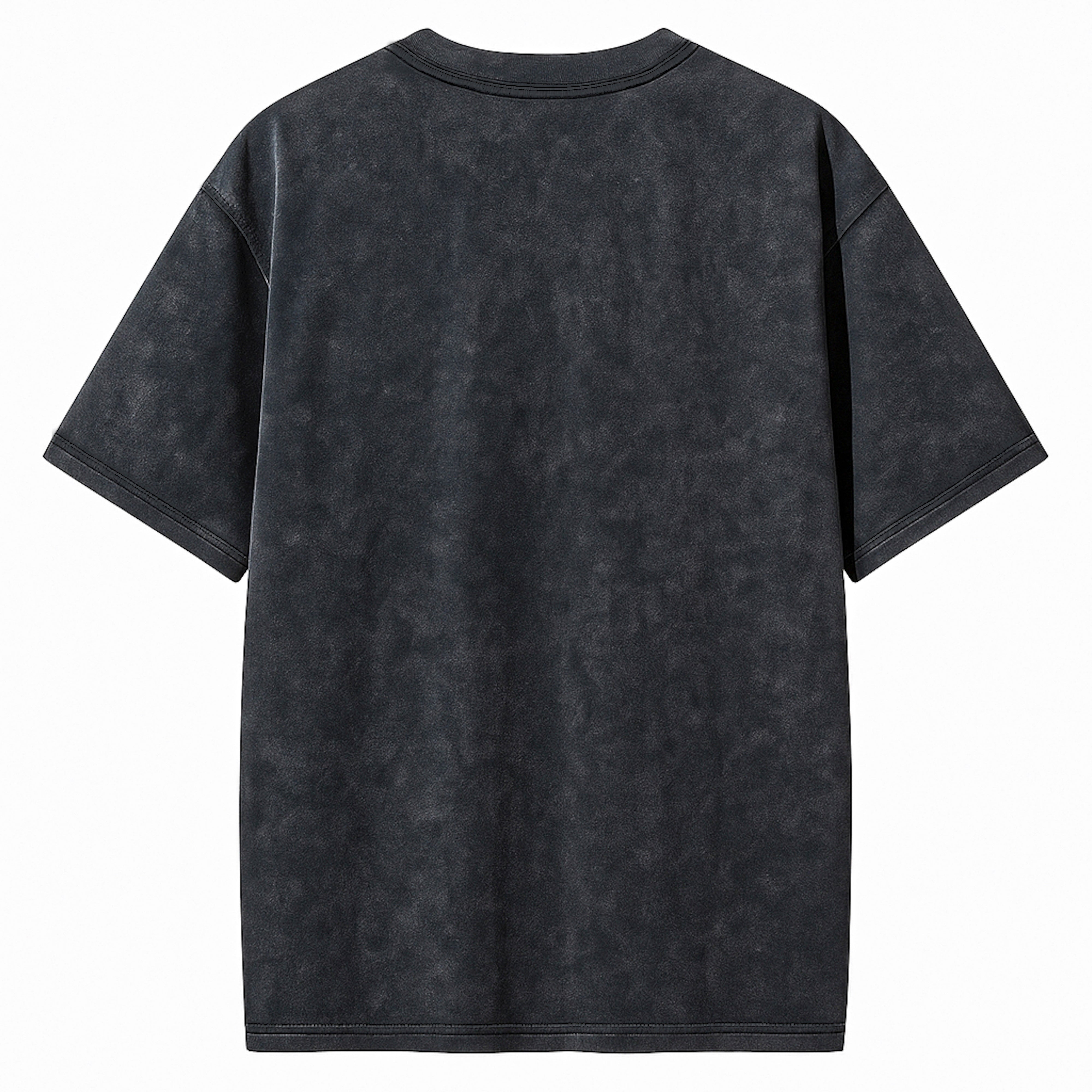 Image of Acid Wash Black Oversized T-Shirt