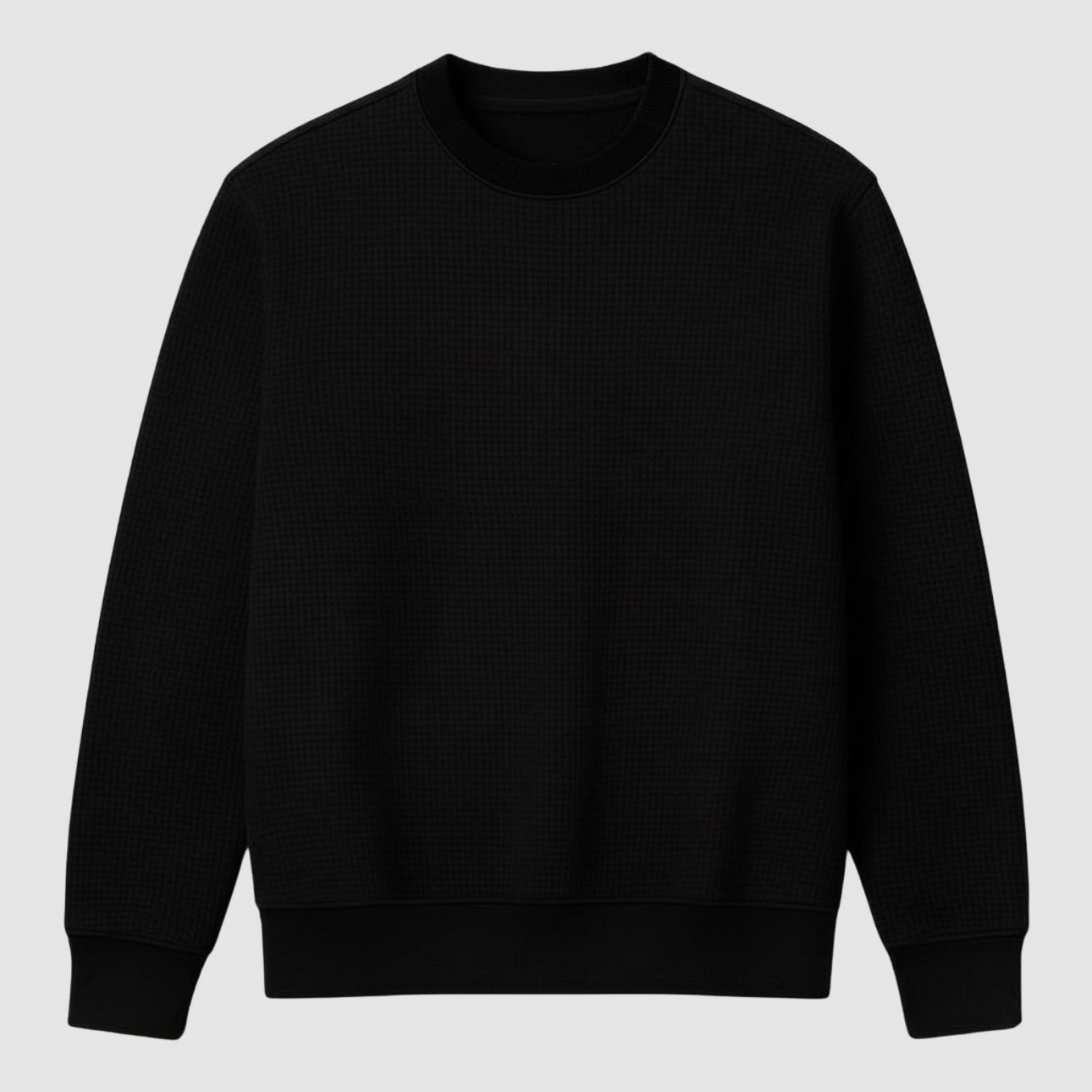 Image of Waffle Knit Sweat Shirt