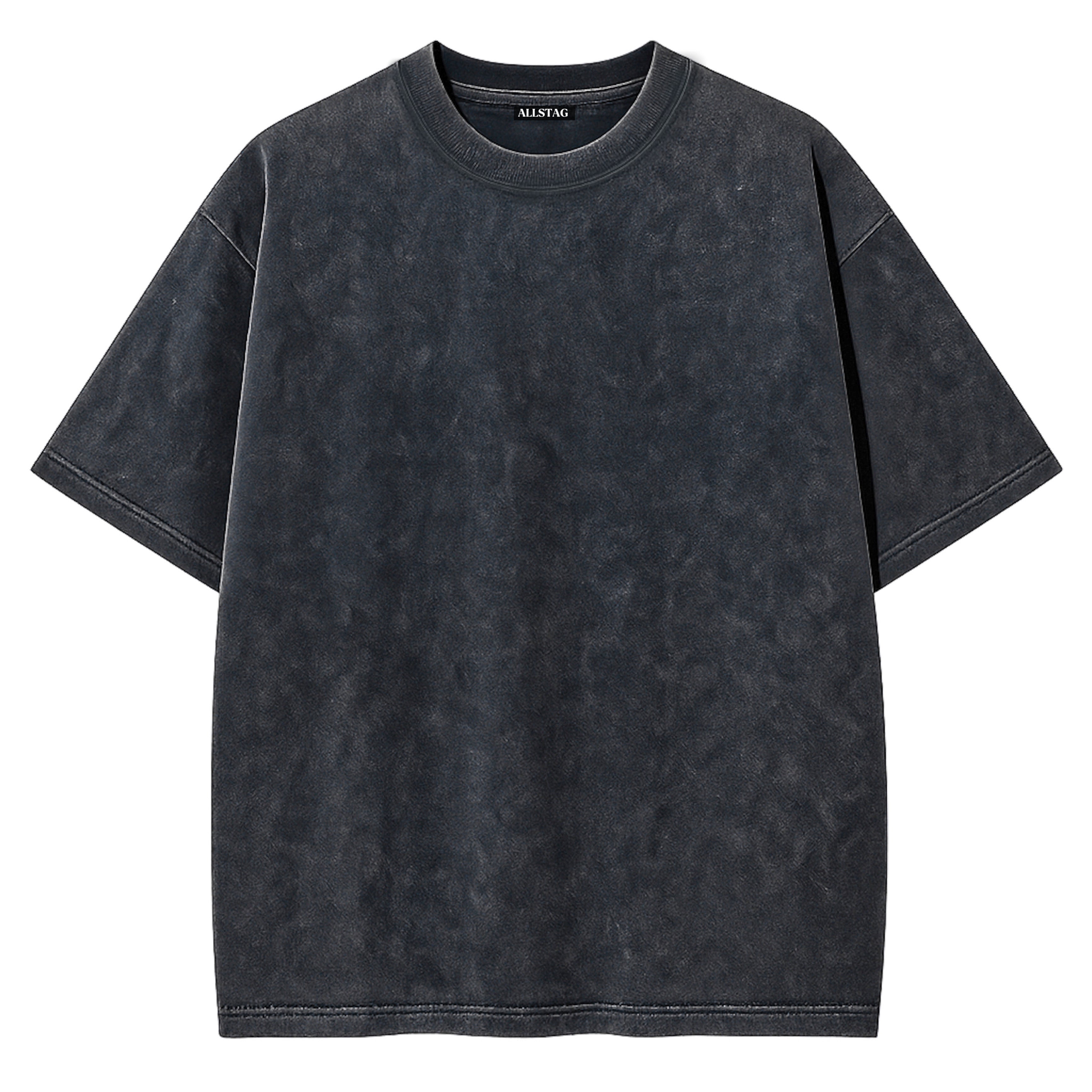 Acid Wash Black Oversized T-Shirt – Allstag