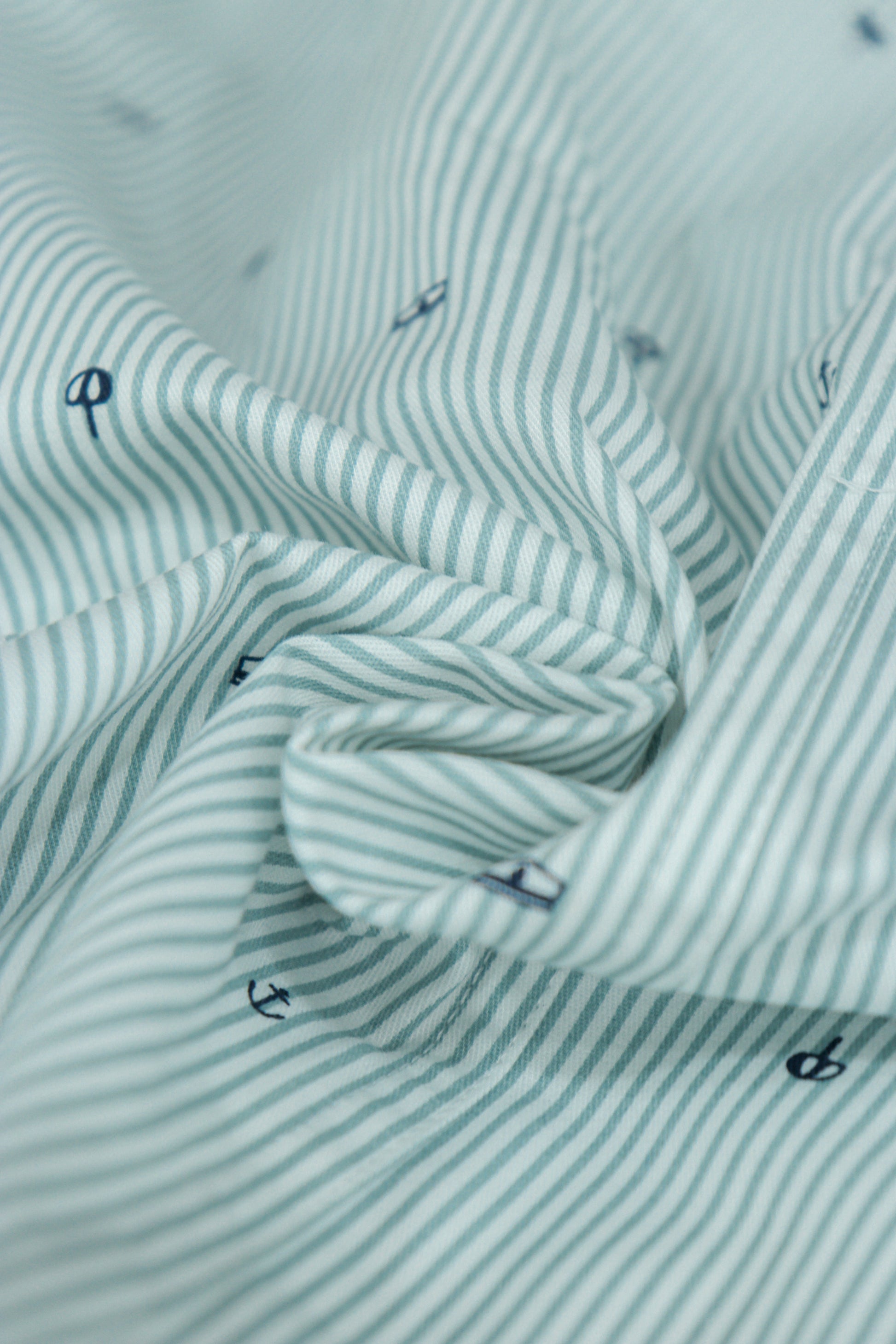 Anchor Mint Stripe Shirt