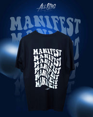 MANIFEST BLACK OVERSIZED T-SHIRT