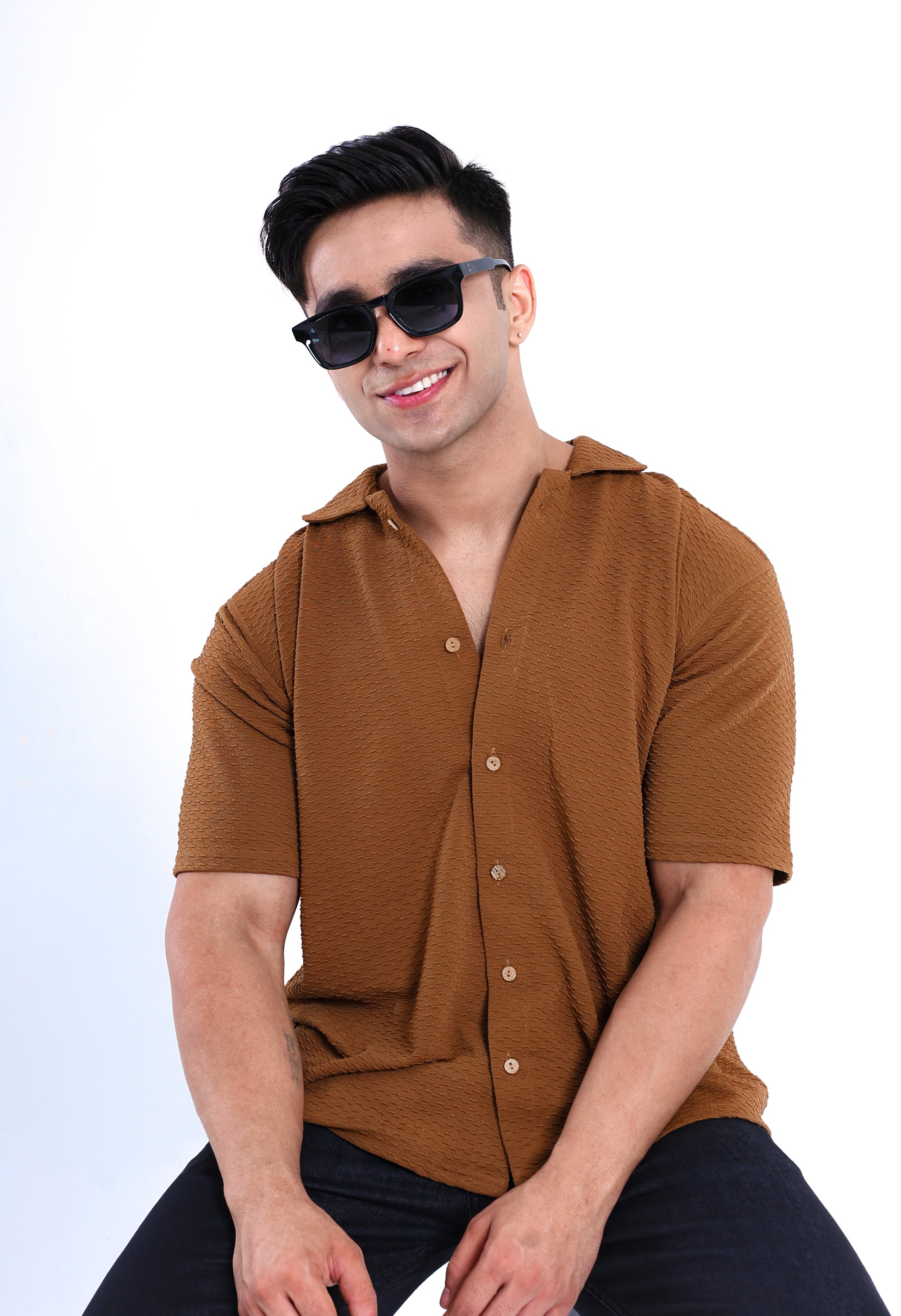Oak Textured Regular Shirt