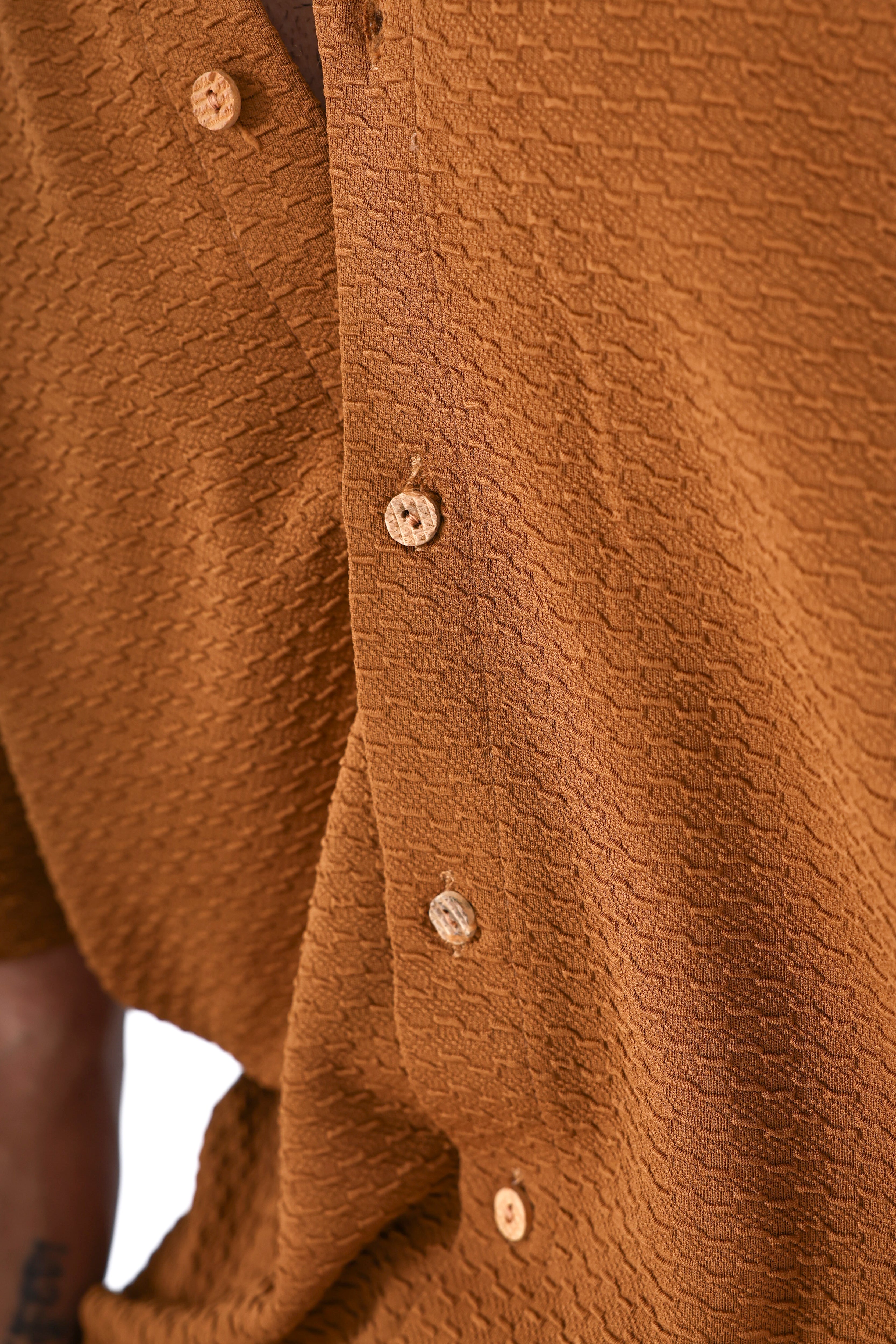 Image of Oak Textured Regular Shirt