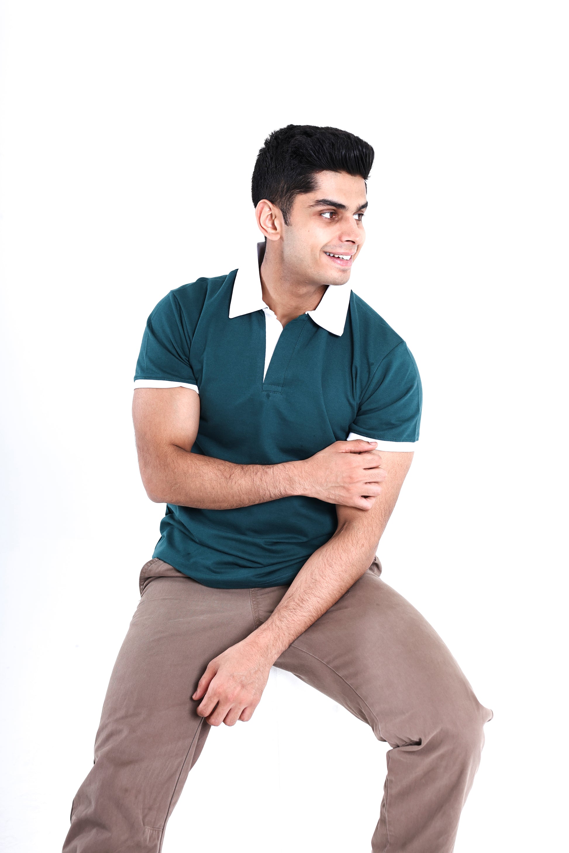 Emerald Green Polo T-Shirt