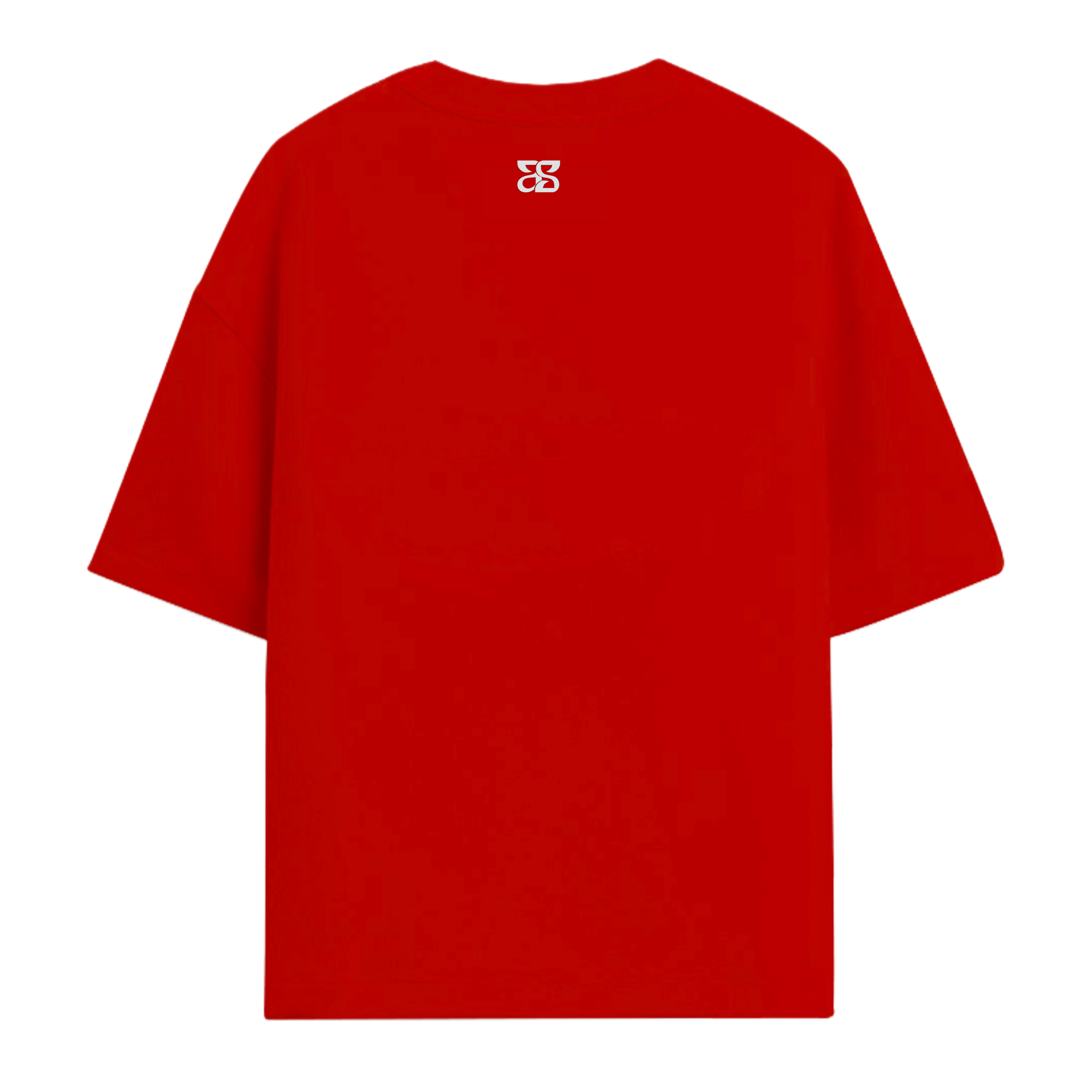 Image of Original Character Red Oversized T-shirt