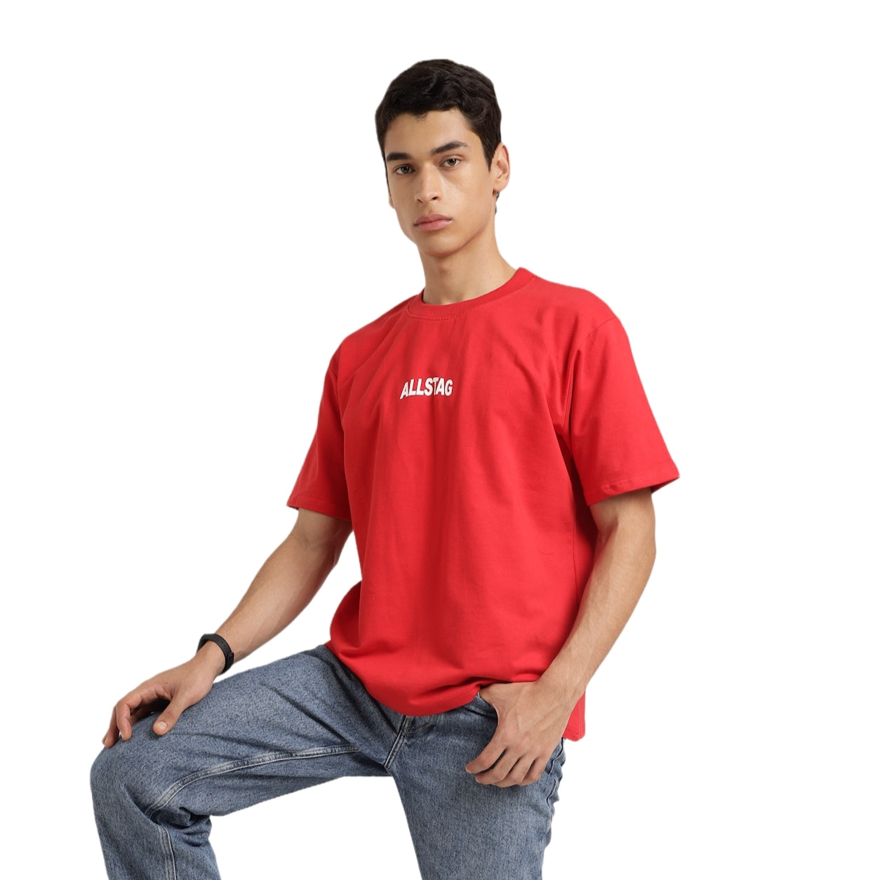Image of Ex Is Biggest Fan Oversized T-Shirt (Red)