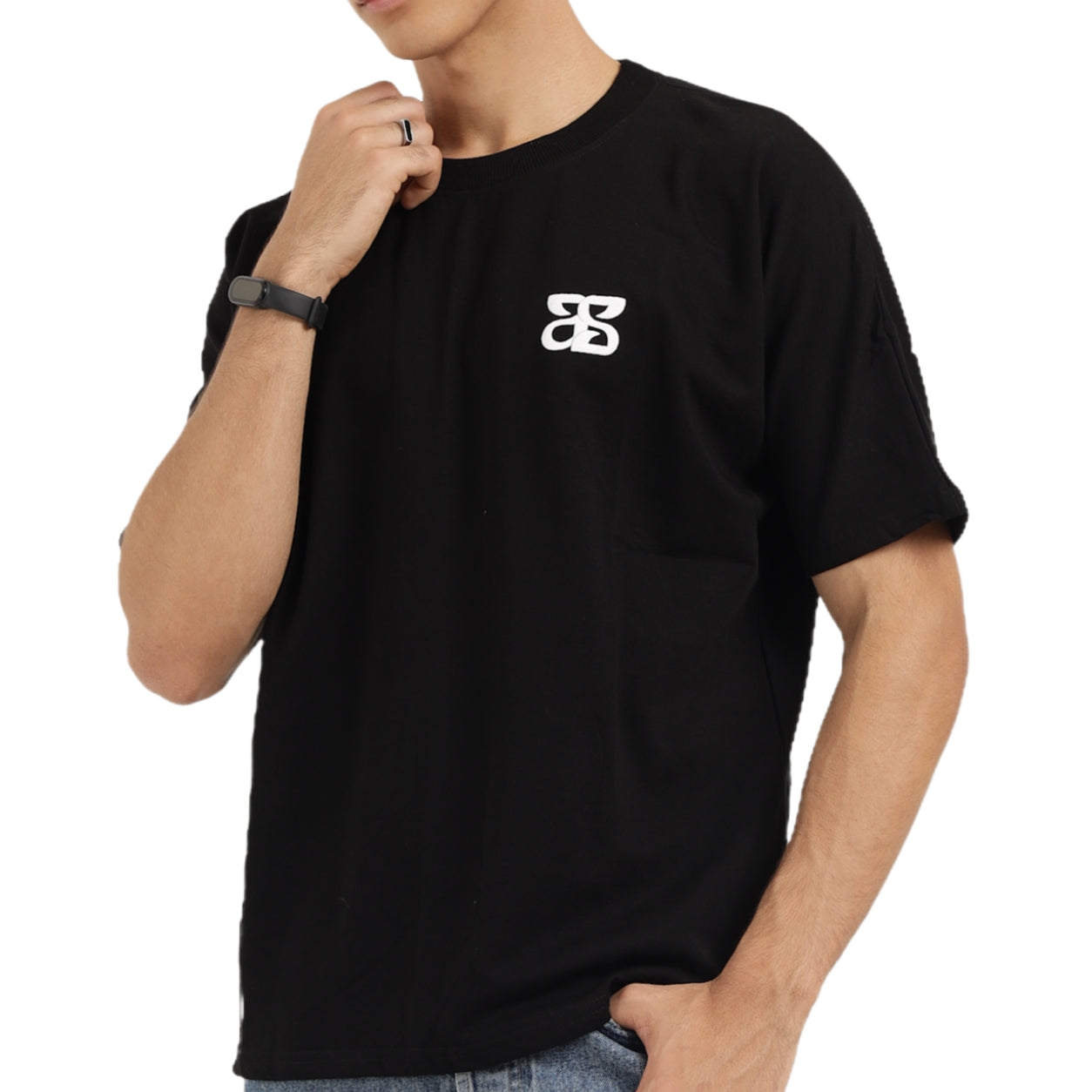 Image of Emotion Black Oversized T-Shirt