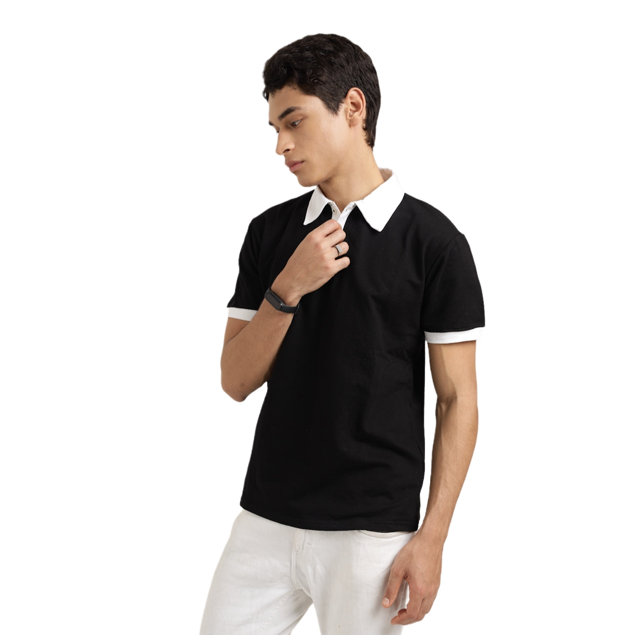 Black Polo T-Shirt
