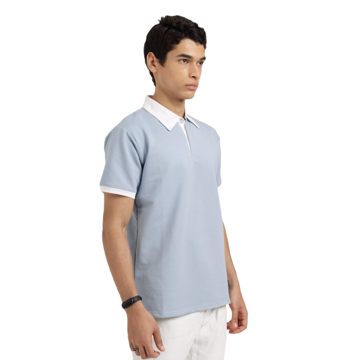 Indigo Denim Polo T-Shirt