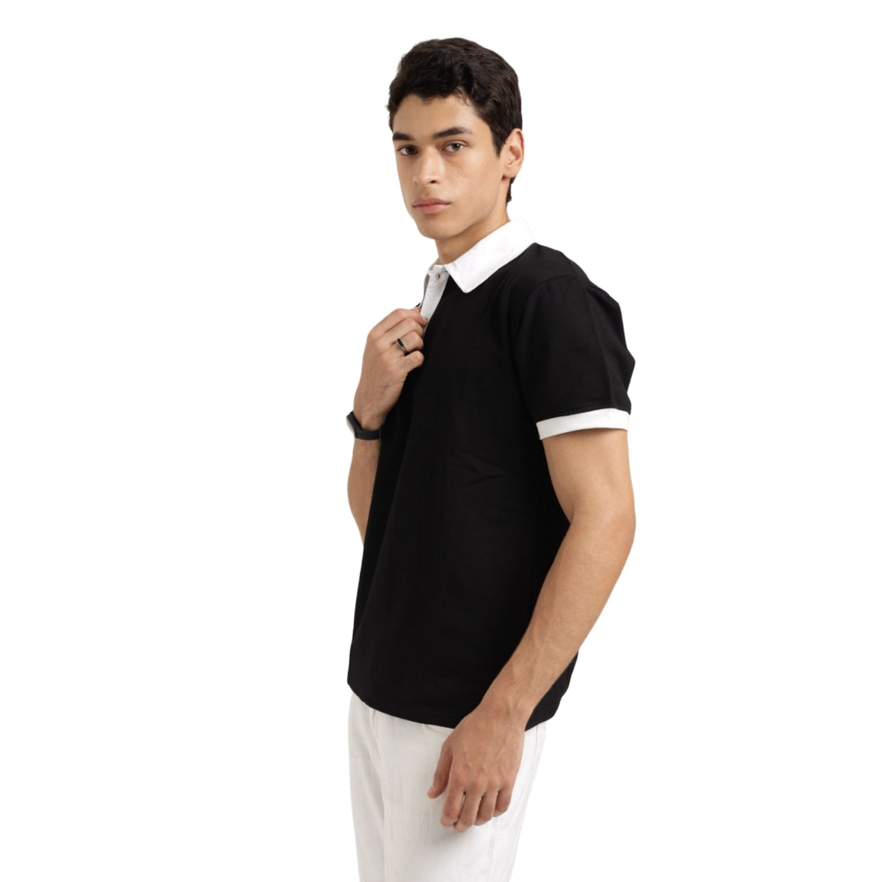 Black Polo T-Shirt