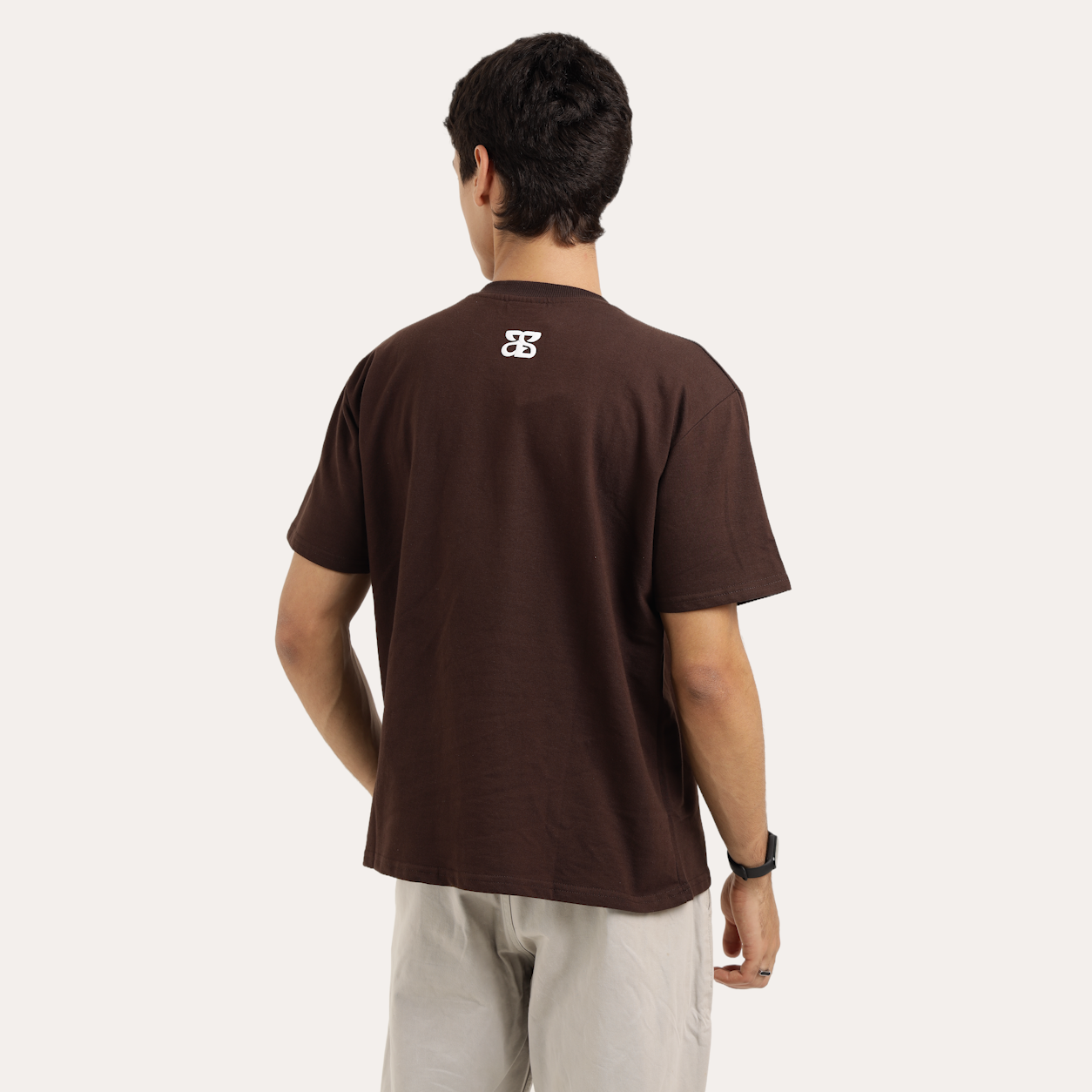 Image of Original Character Brown Oversized T-Shirt