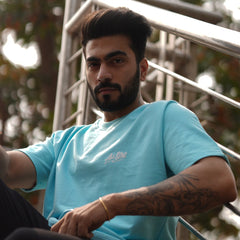 EMOTION Sky Blue Oversized T-Shirt (UNISEX)