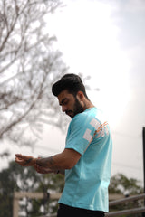 EMOTION Sky Blue Oversized T-Shirt (UNISEX)